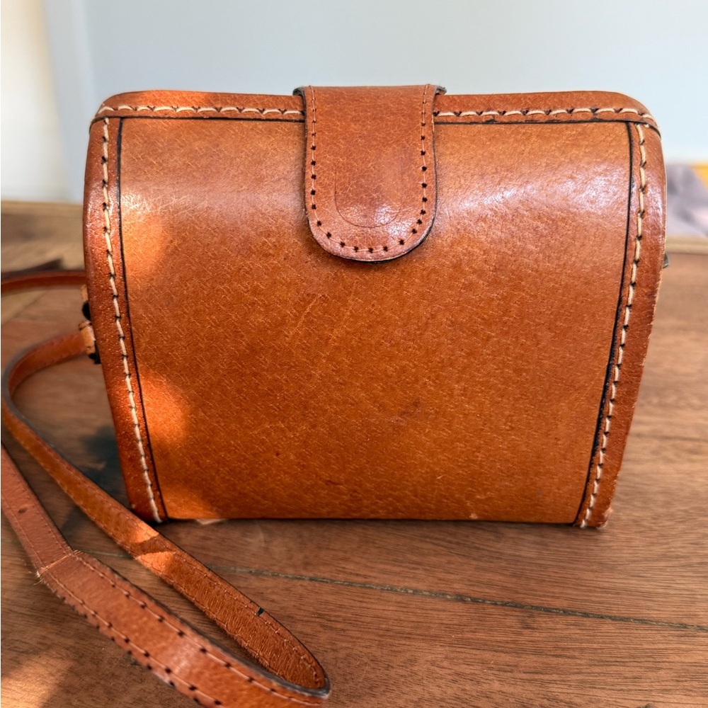 Elegant Tan Leather Mini Bag
